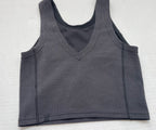 Lululemon Tops 0 Gray Recycled Polyester, Elastanne, Lenzing Modal, Cotton
