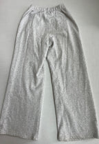 Hollister Sweatpants Small Light Gray Cotton and Polyester fleece