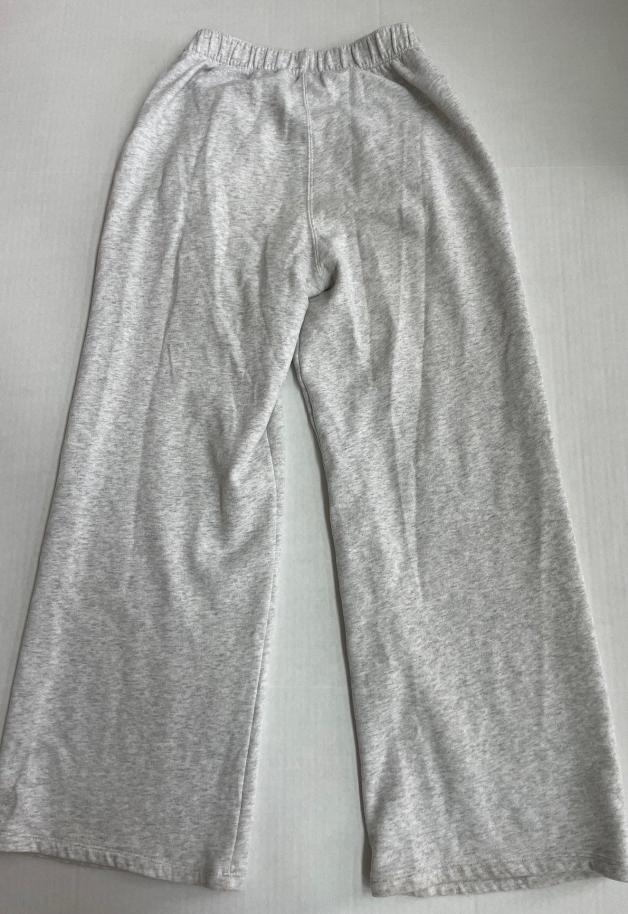 Hollister Sweatpants Small Light Gray Cotton and Polyester fleece