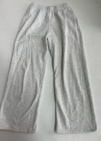 Hollister Sweatpants Small Light Gray Cotton and Polyester fleece