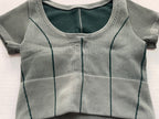 Aerie Tops Extra Small-Small Green Knit, Polyester