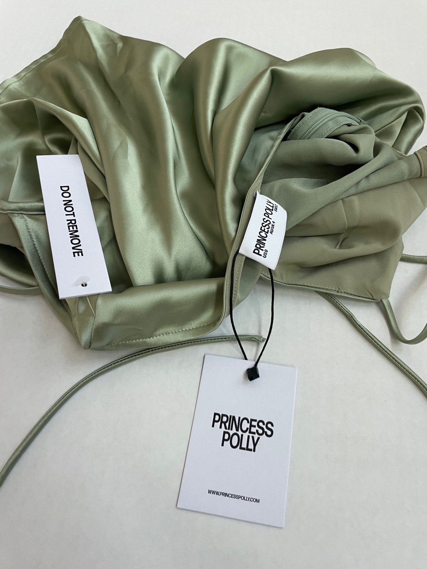 Princess Polly Dresses/Rompers 0 Sage Green Polyester, Elastane (Lining: Polyester, Elastane)