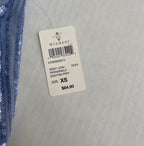 Windsor Dresses/Rompers Extra Small Blue Polyester with sequin embellishments and mesh fabric, Spandex