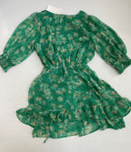 Sienna Sky Dresses/Rompers Extra Small Green Polyester, Spandex, Printed fabric