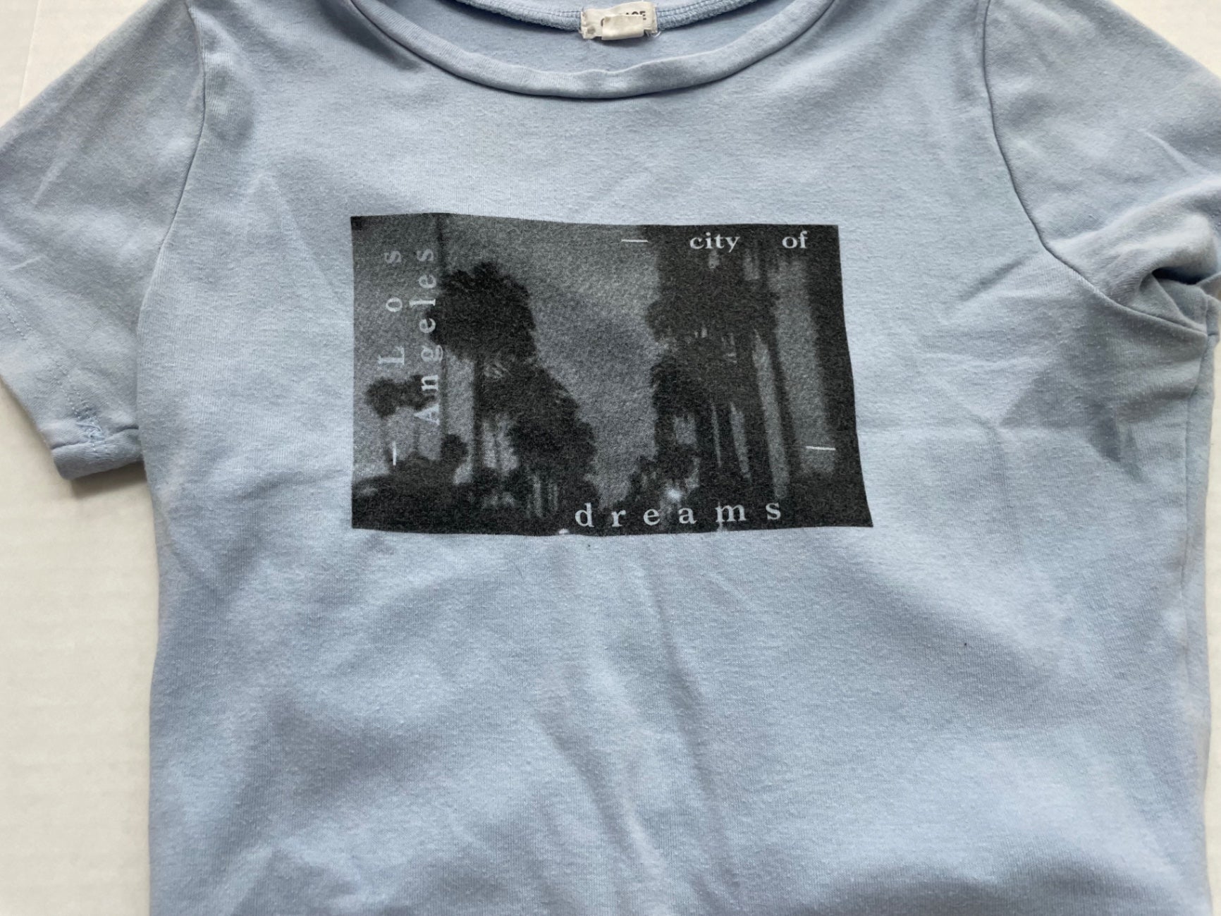 Garage Tops Small Light blue Cotton and spandex blend
