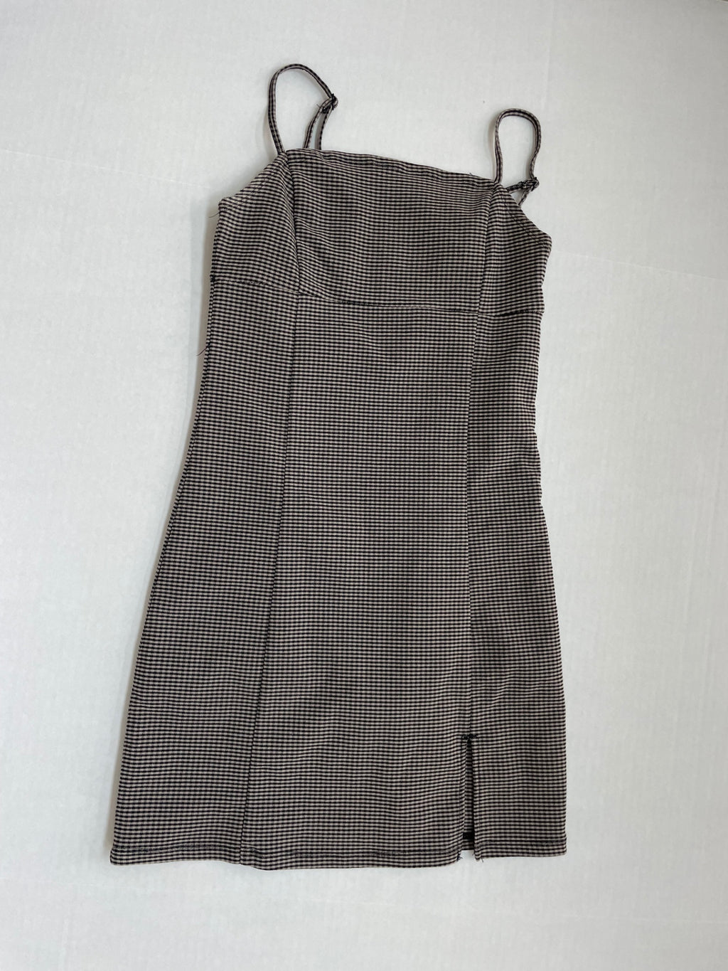 Garage Dresses/Rompers Extra Small Beige and Black Rayon, Polyester, Spandex (visible from the label)