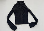 Lululemon Jackets/Coats 0-2 Black Synthetic/Softshell Fabric