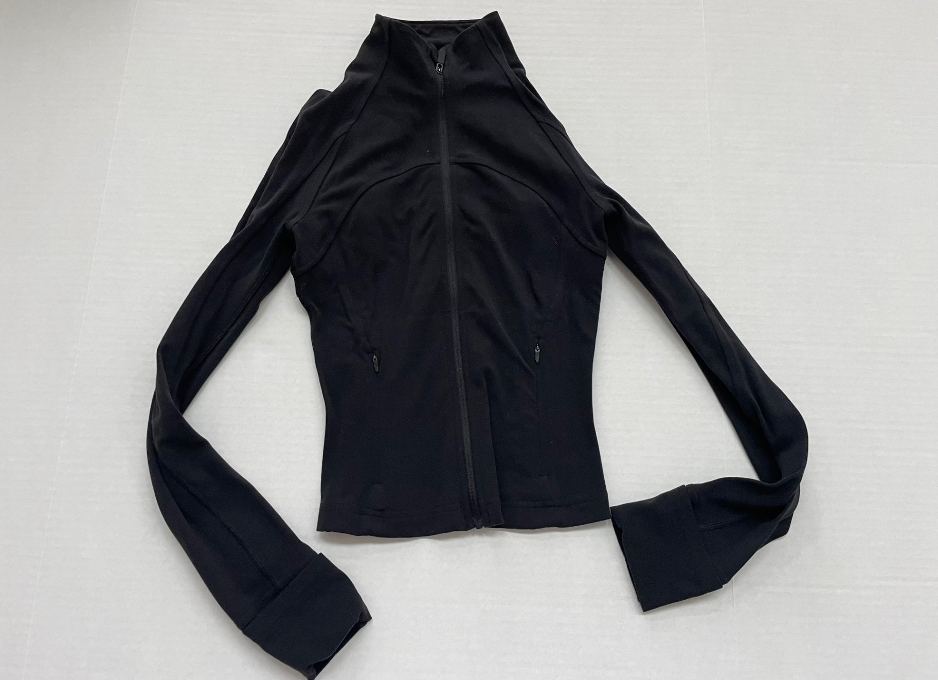 Lululemon Jackets/Coats 0-2 Black Synthetic/Softshell Fabric