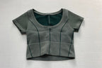 Aerie Tops Extra Small-Small Green Knit, Polyester