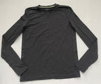 Cuddl Duds Tops Large Black Polyester, Spandex (exterior label indicates 92% polyester, 8% spandex)