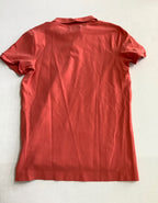 Abercrombie & Fitch Tops Large Coral Cotton/Elastane