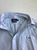 Vineyard Vines Tops Large Light Blue Cotton/Spandex