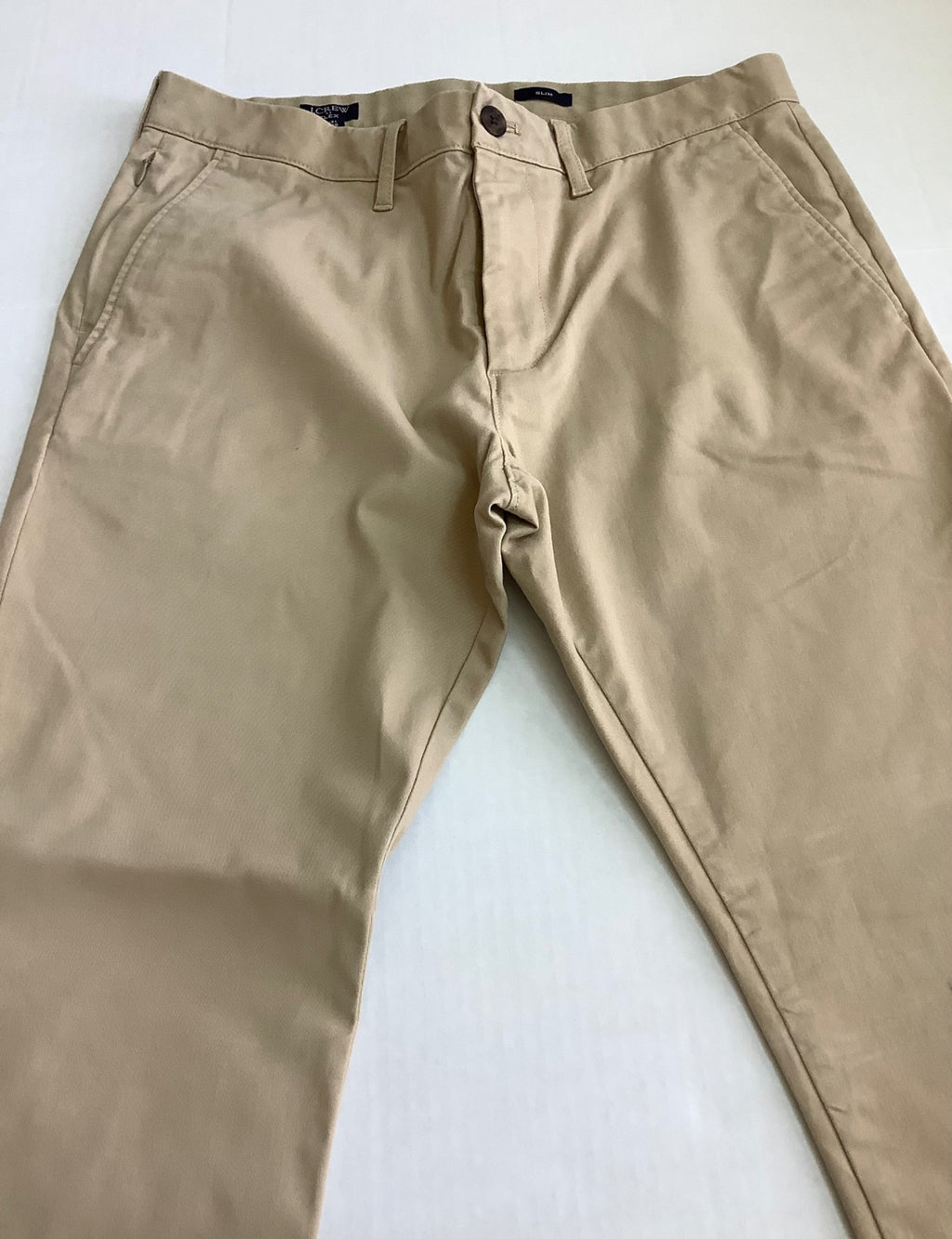 JCREW Slim Pants 31 Beige Cotton/Polyester blend