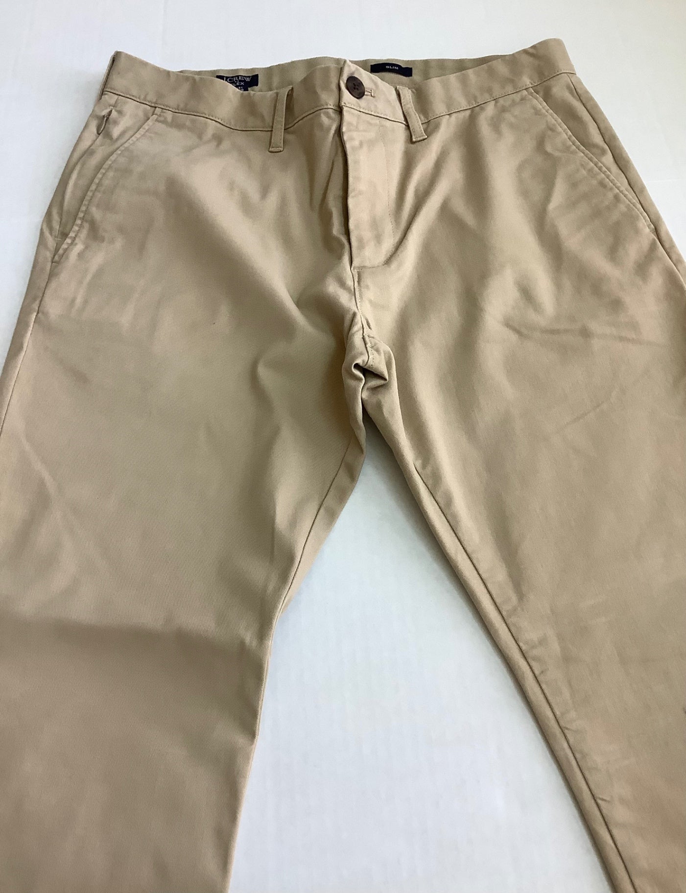 JCREW Slim Pants 31 Beige Cotton/Polyester blend