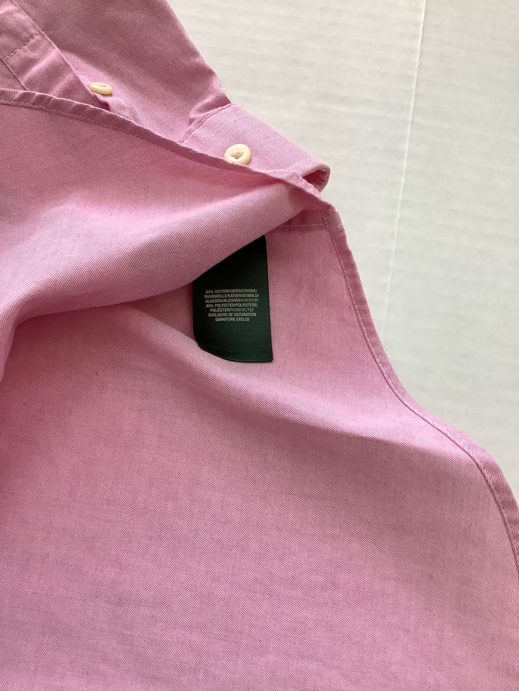 Lauren Ralph Lauren Tops 20 Pink Cotton Linen Blend, Polyester