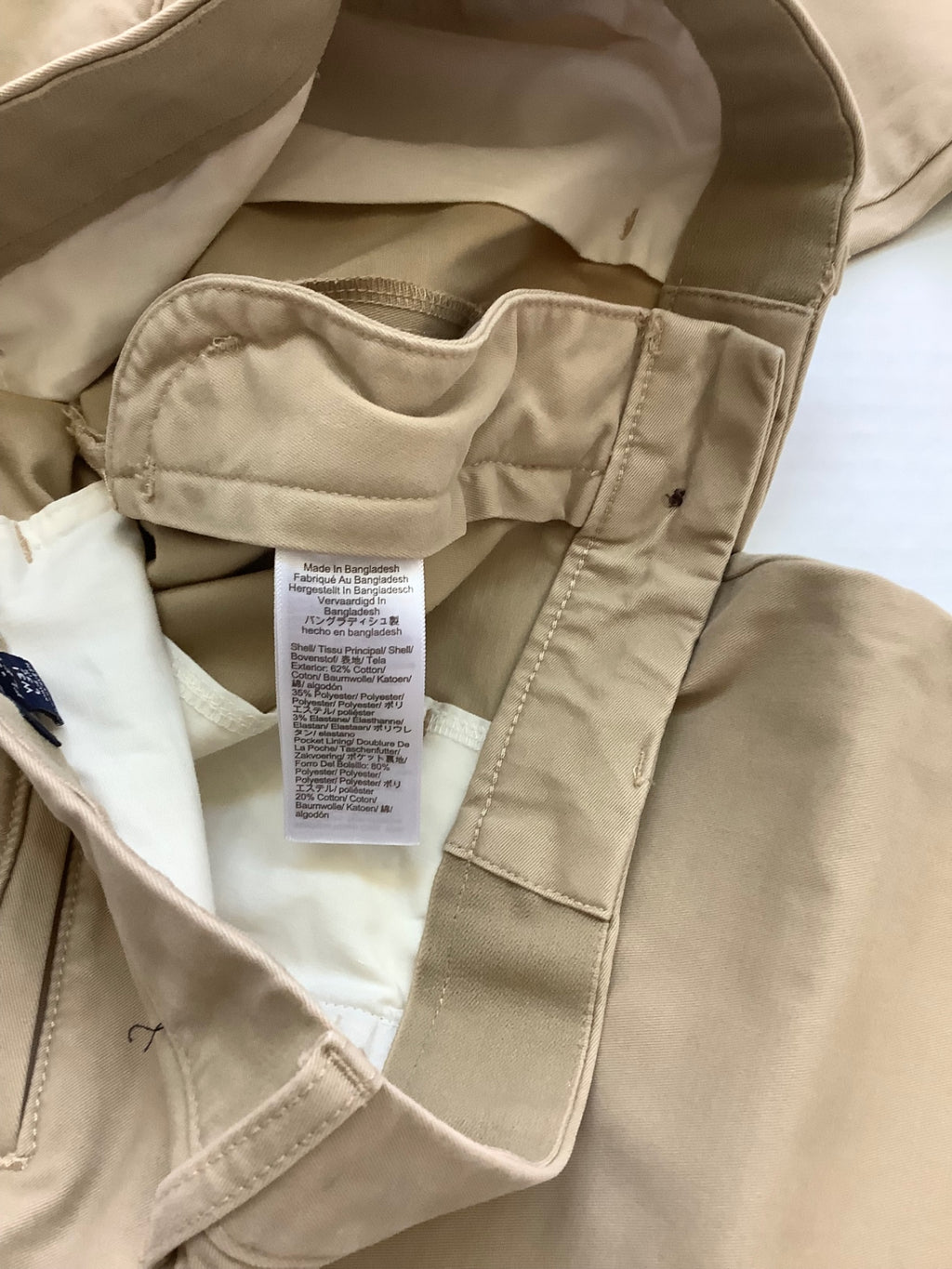 JCREW Slim Pants 31 Beige Cotton/Polyester blend