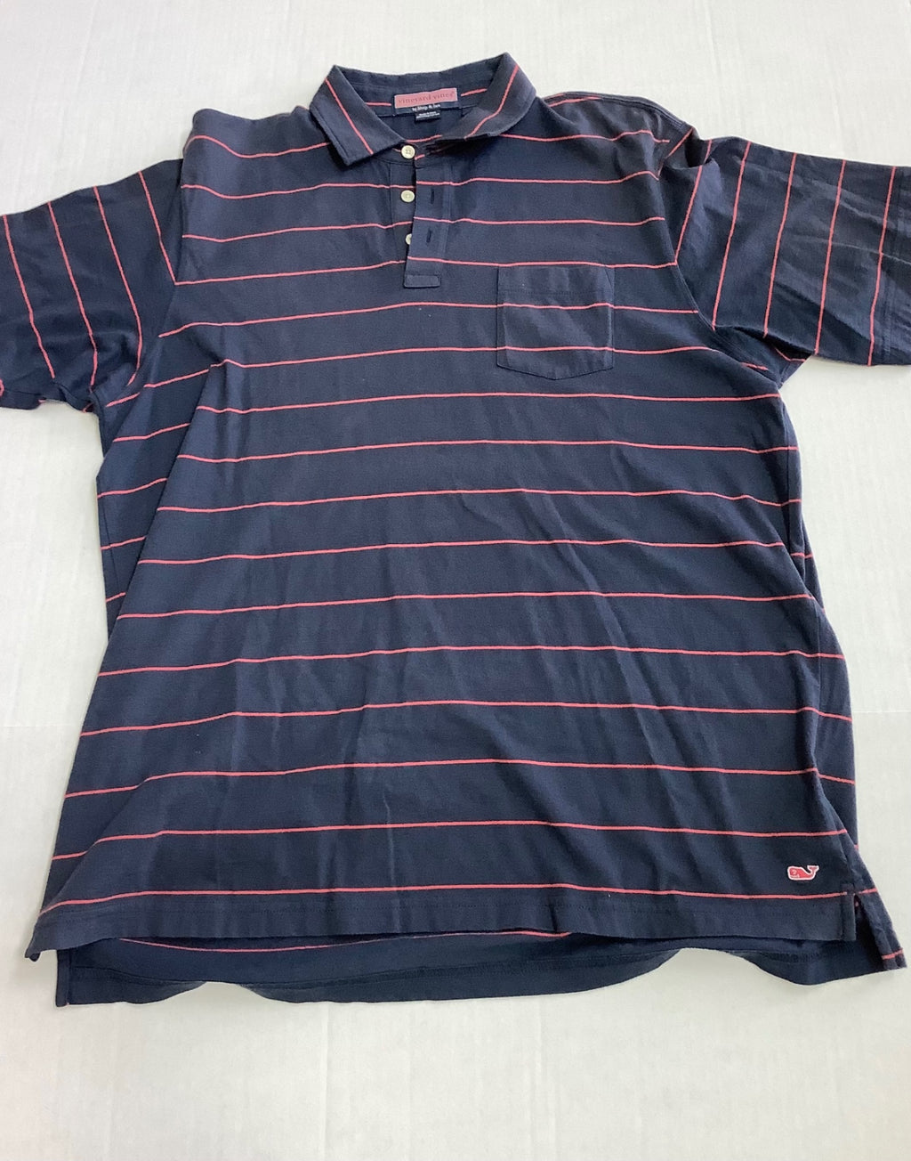 Vineyard Vines Tops Large Navy blue with pink stripes Cotton