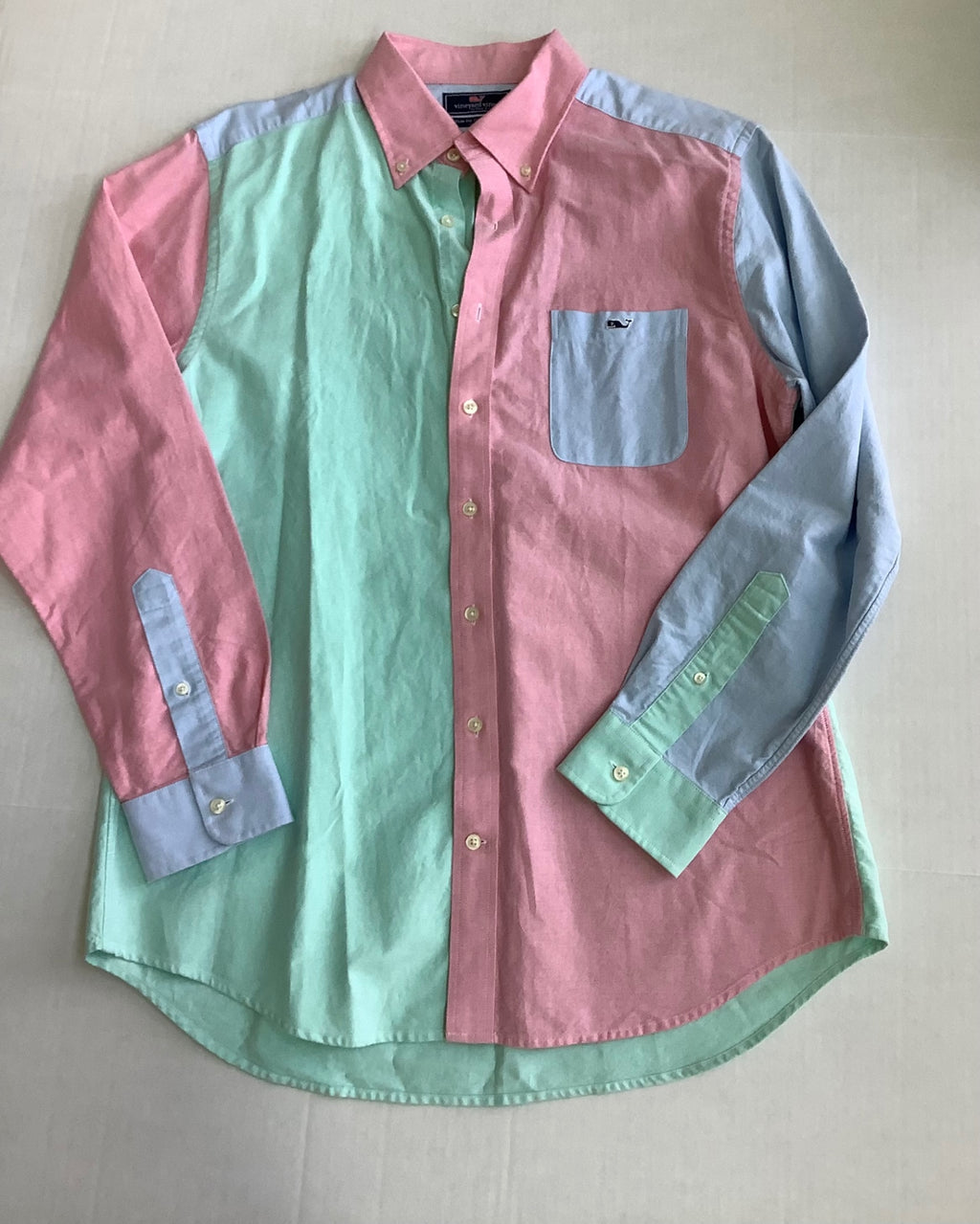 Vineyard Vines Tops Large Pastel color combination (pink, mint green, light blue) Cotton