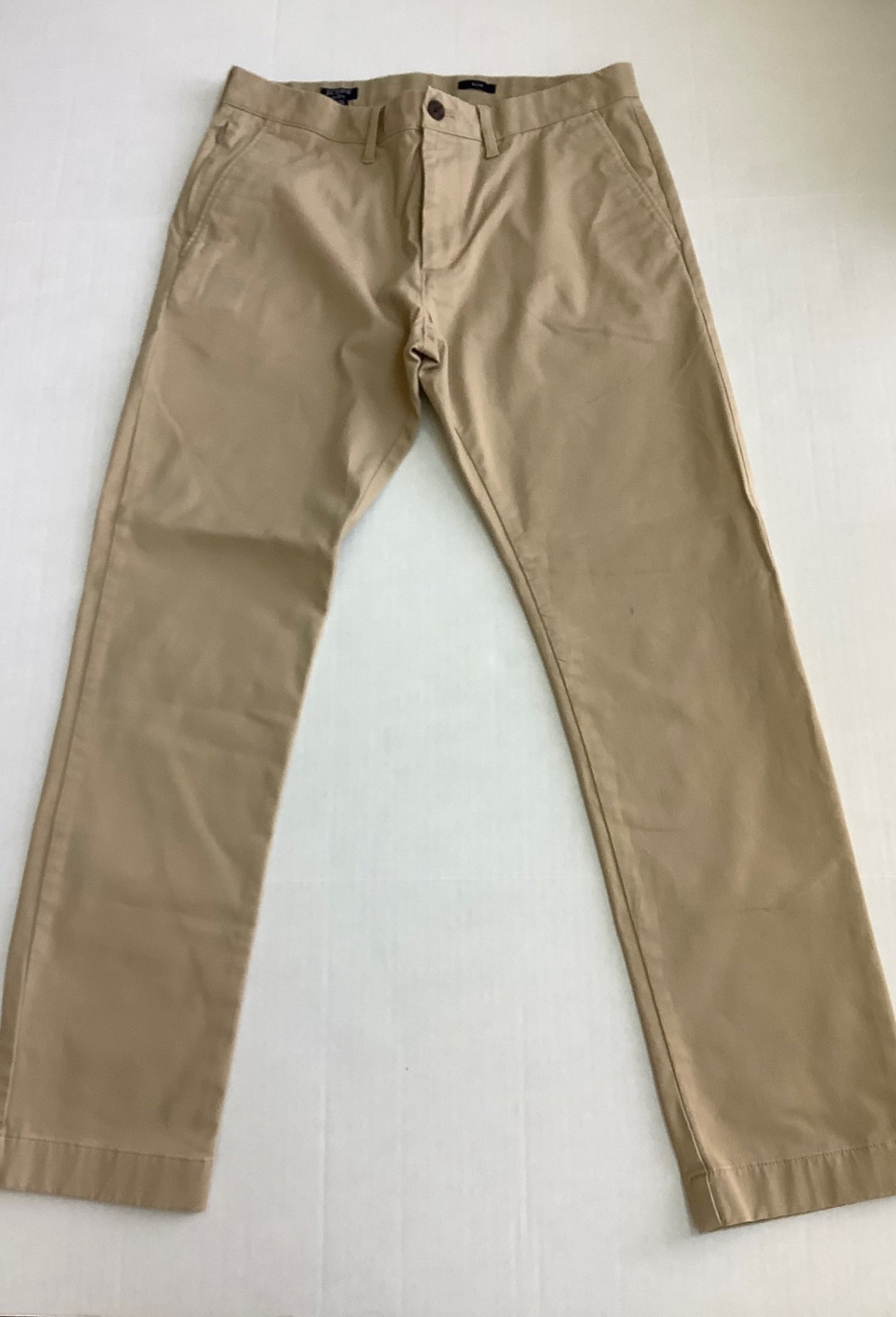 JCREW Slim Pants 31 Beige Cotton/Polyester blend