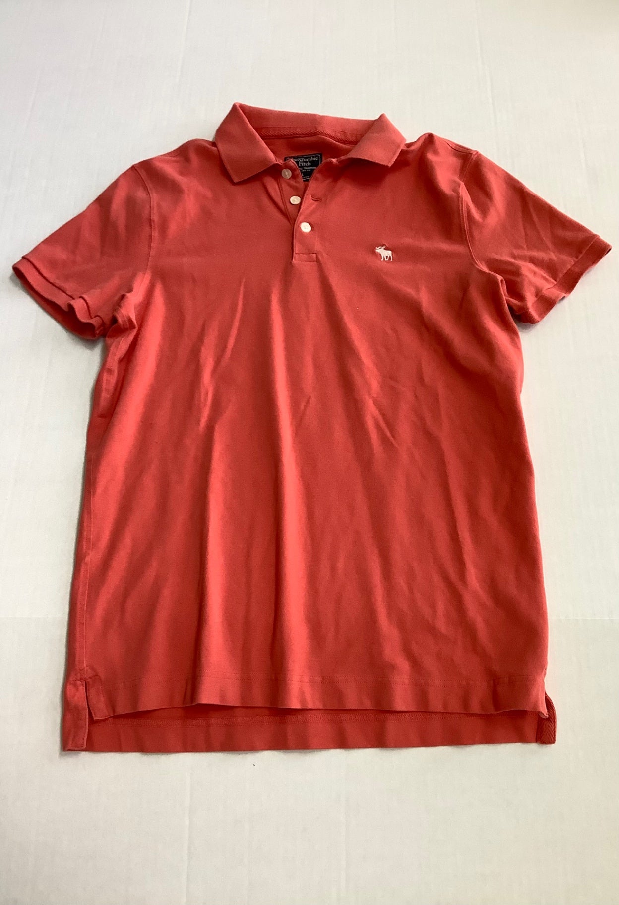 Abercrombie & Fitch Tops Large Coral Cotton/Elastane