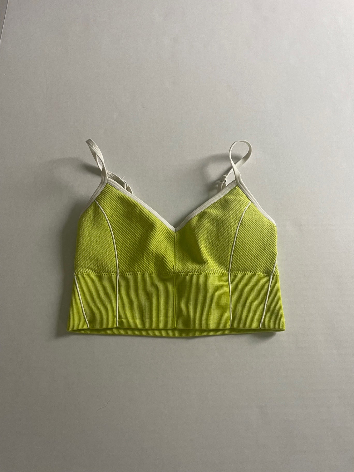 OFFLINE by Aerie Tops Extra Extra Small Lime green Ribbed fabric