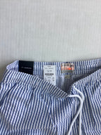 JCREW Swim Large Blue and white striped Cotton blend
