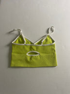 OFFLINE by Aerie Tops Extra Extra Small Lime green Ribbed fabric