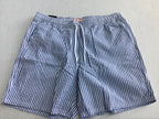 JCREW Swim Large Blue and white striped Cotton blend