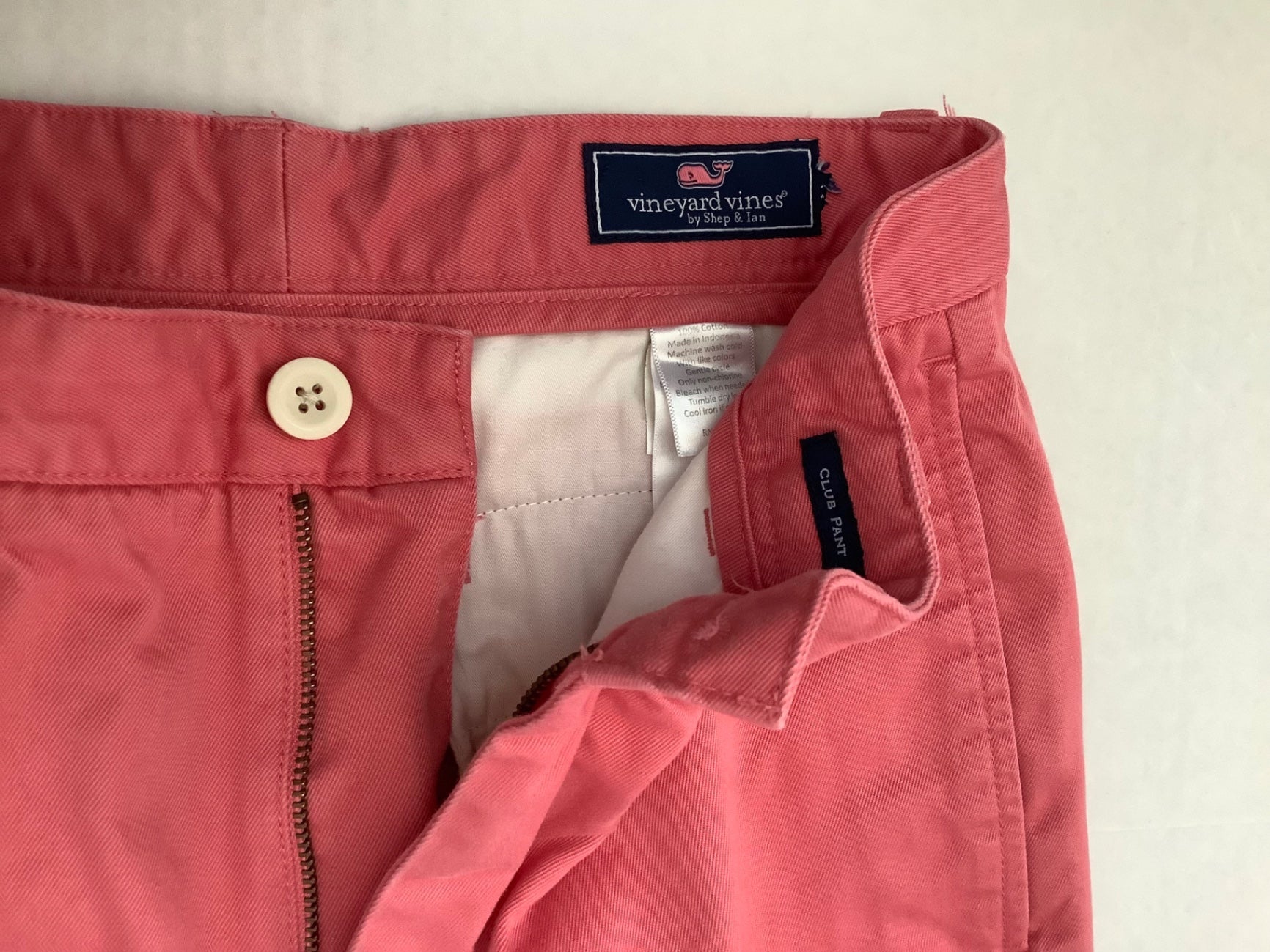 Vineyard Vines Pants 26W x 30L Coral Cotton