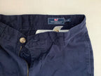 Vineyard Vines Pants 32W x 36L Navy blue Cotton, Polyester