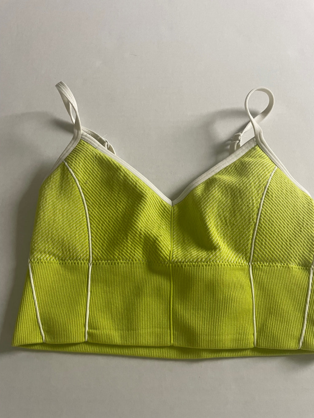 OFFLINE by Aerie Tops Extra Extra Small Lime green Ribbed fabric