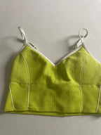 OFFLINE by Aerie Tops Extra Extra Small Lime green Ribbed fabric