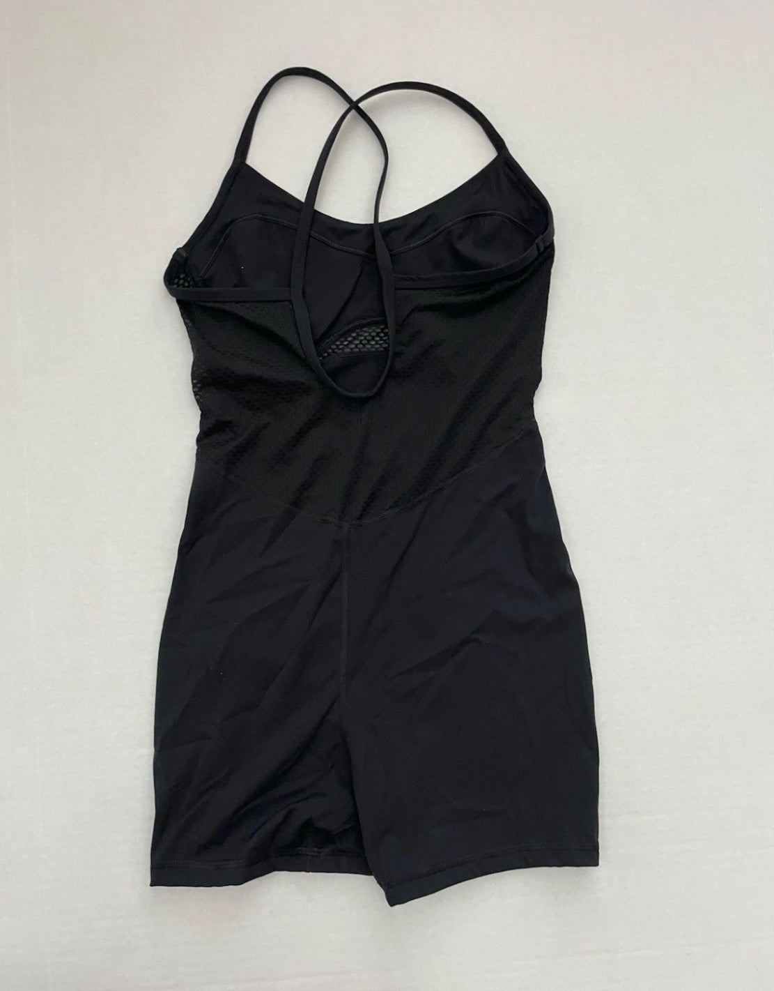 Manduka Romper Extra Small Black Synthetic, Mesh