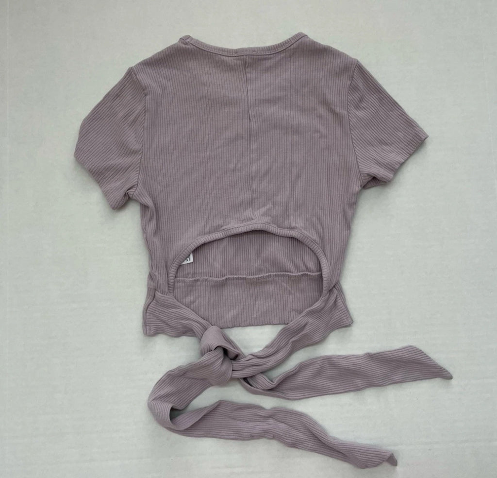 Garage Short Sleeve Top Small Lavender Cotton