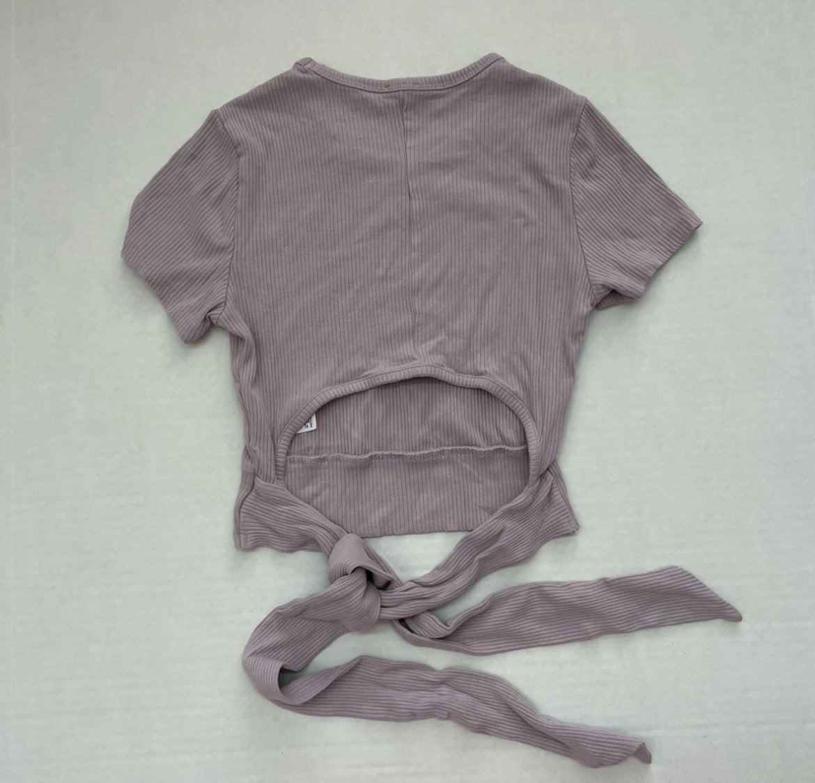 Garage Short Sleeve Top Small Lavender Cotton