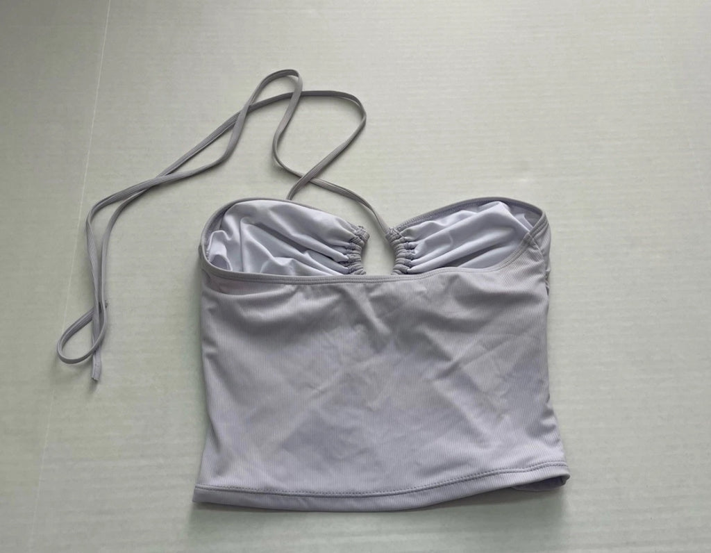 Unknown Top Small Light Purple Polyester
