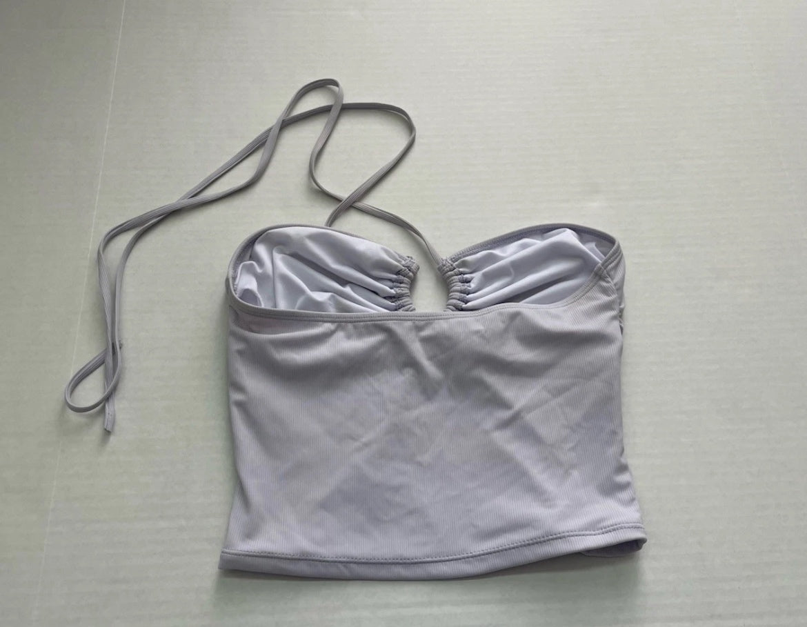 Unknown Top Small Light Purple Polyester