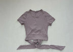 Garage Short Sleeve Top Small Lavender Cotton