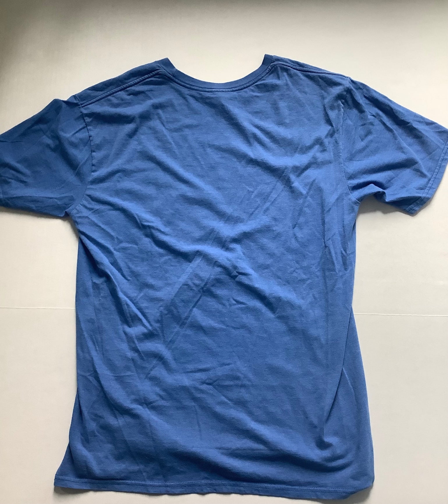 NHL Tops Large Blue Cotton, Polyester