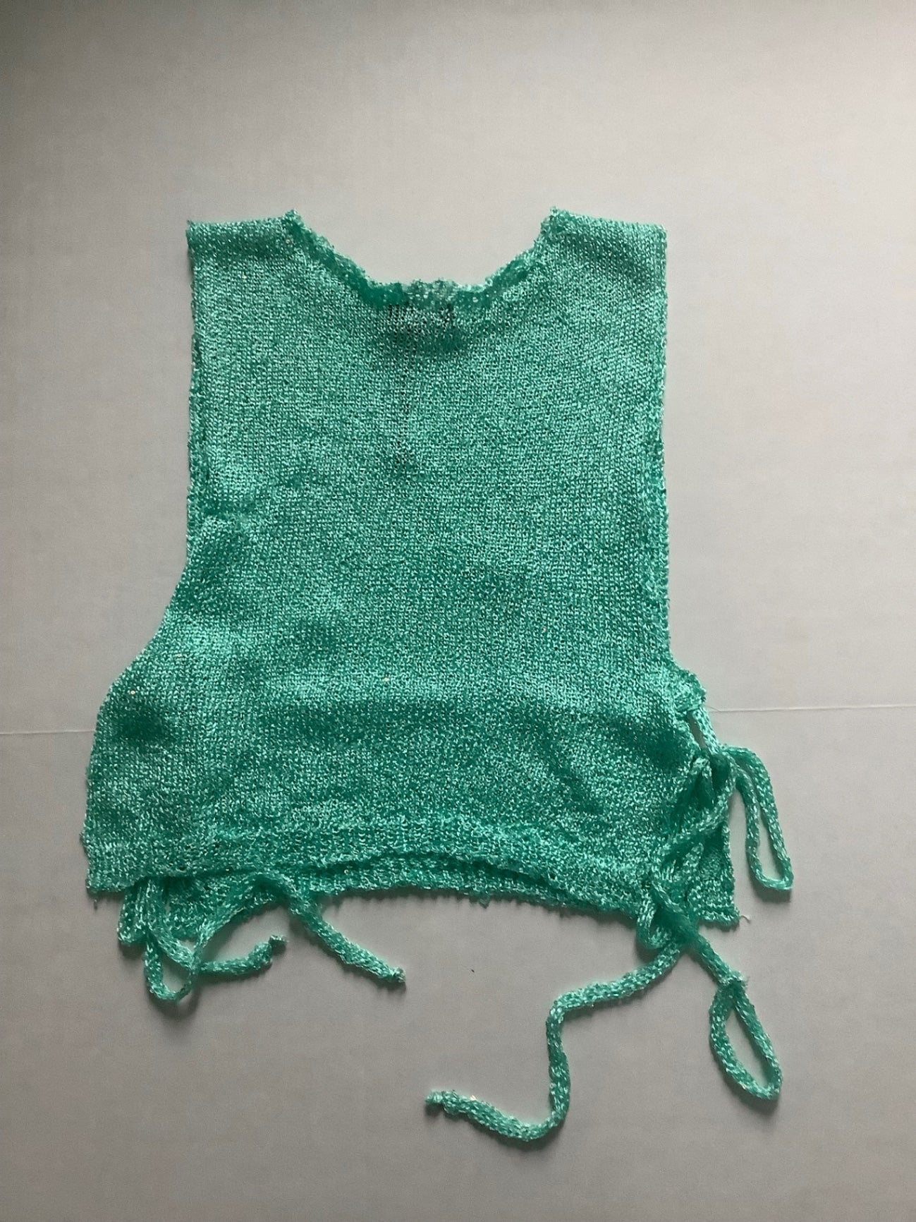 Pretty Little Thing Tops Small Turquoise Knit