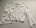 OH BOY! Tops Medium White Cotton, linen