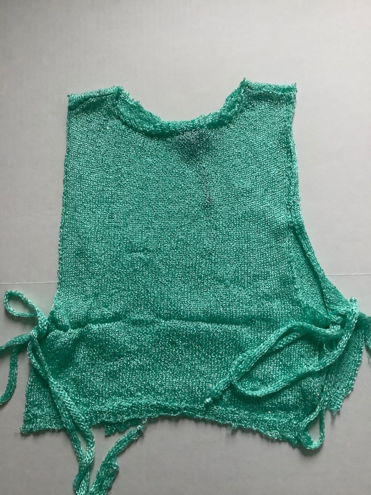 Pretty Little Thing Tops Small Turquoise Knit