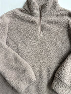 American Eagle Jackets/Coats Medium Beige Polyester fleece, Sherpa fleece