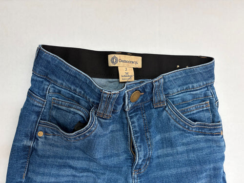 Democracy “Ab” Technology Straight Jeans 2 Blue Denim