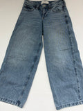 Hollister Low Rise Super Baggy Jeans W25 Blue Denim/Cotton/Polyester/Elastane
