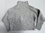 Max Studio Sweaters/Cardigans Small Gray Polyester, Acrylic, Spandex