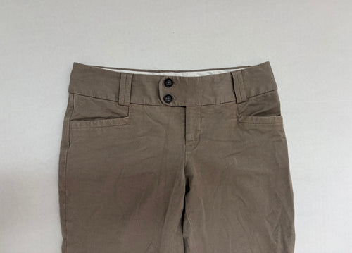 Banana Republic Pants 0 Petite Beige Viscose, Cotton, Spandex