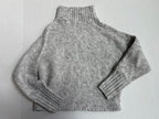 Max Studio Sweaters/Cardigans Small Gray Polyester, Acrylic, Spandex
