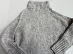 Max Studio Sweaters/Cardigans Small Gray Polyester, Acrylic, Spandex