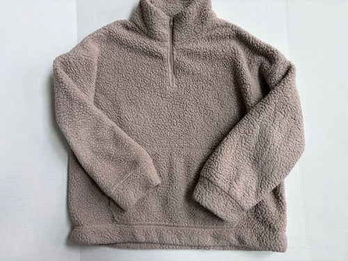 American Eagle Jackets/Coats Medium Beige Polyester fleece, Sherpa fleece